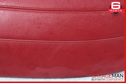 17-22 Alfa Romeo Giulia Rear Left Side Seat Bolster Cushion Red OEM