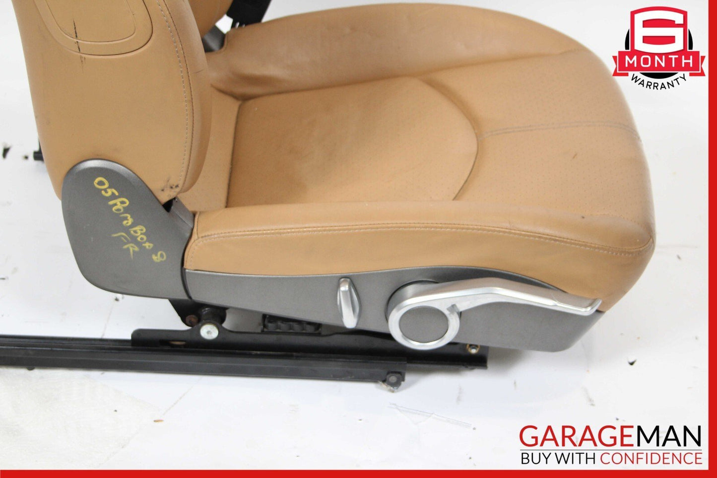 05-08 Porsche Boxster Cayman 987 Front Right Side Complete Seat Cushion Assembly