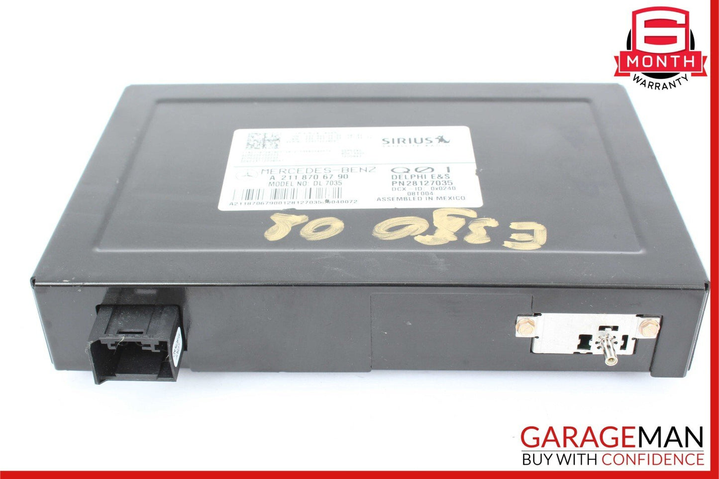 03-09 Mercedes CLK500 E350 GL450 Sirius Satellite Radio Receiver Module Unit
