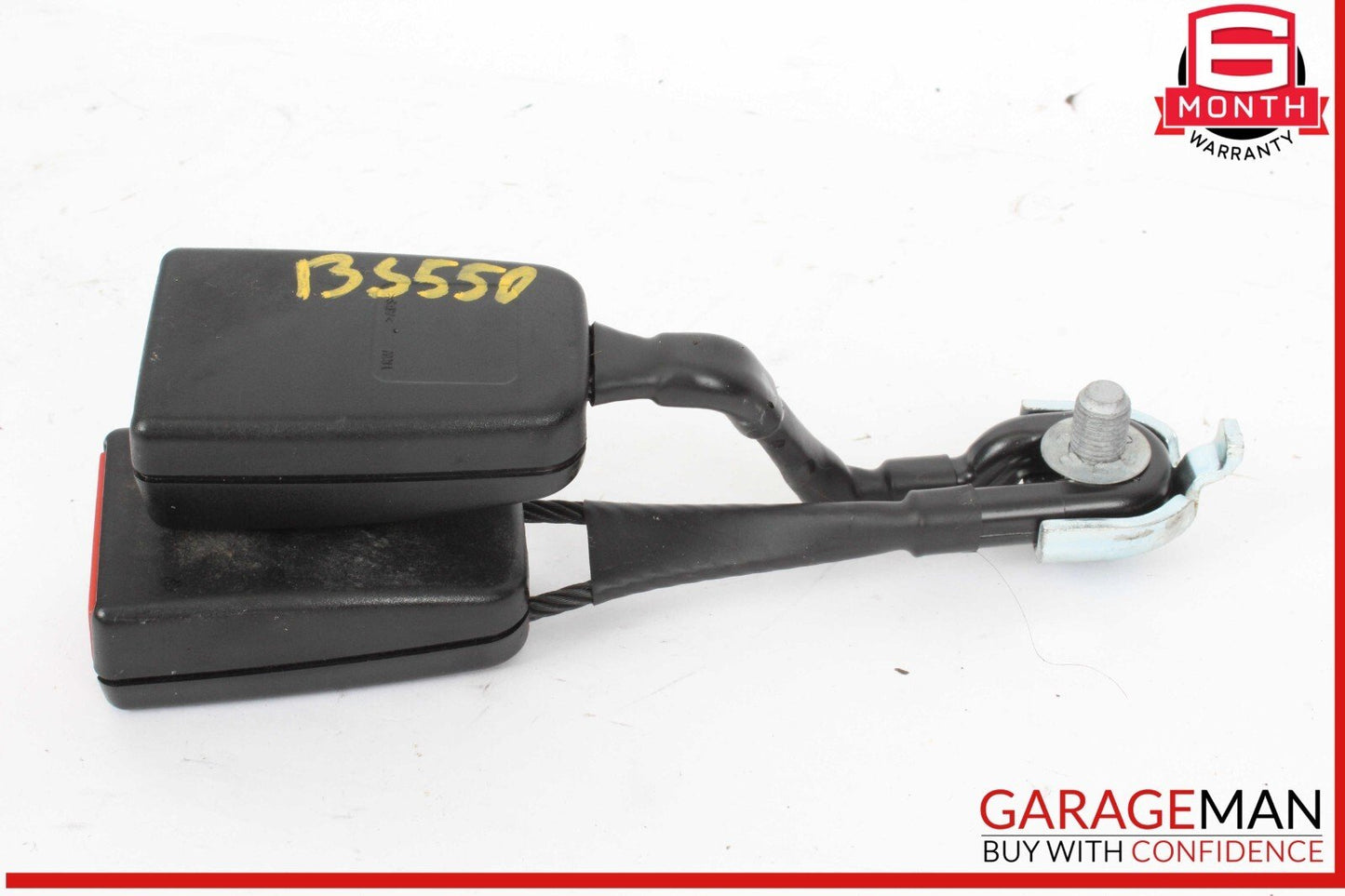 07-13 Mercedes W221 S550 Rear Right Center Dual Seatbelt Seat Belt Buckle