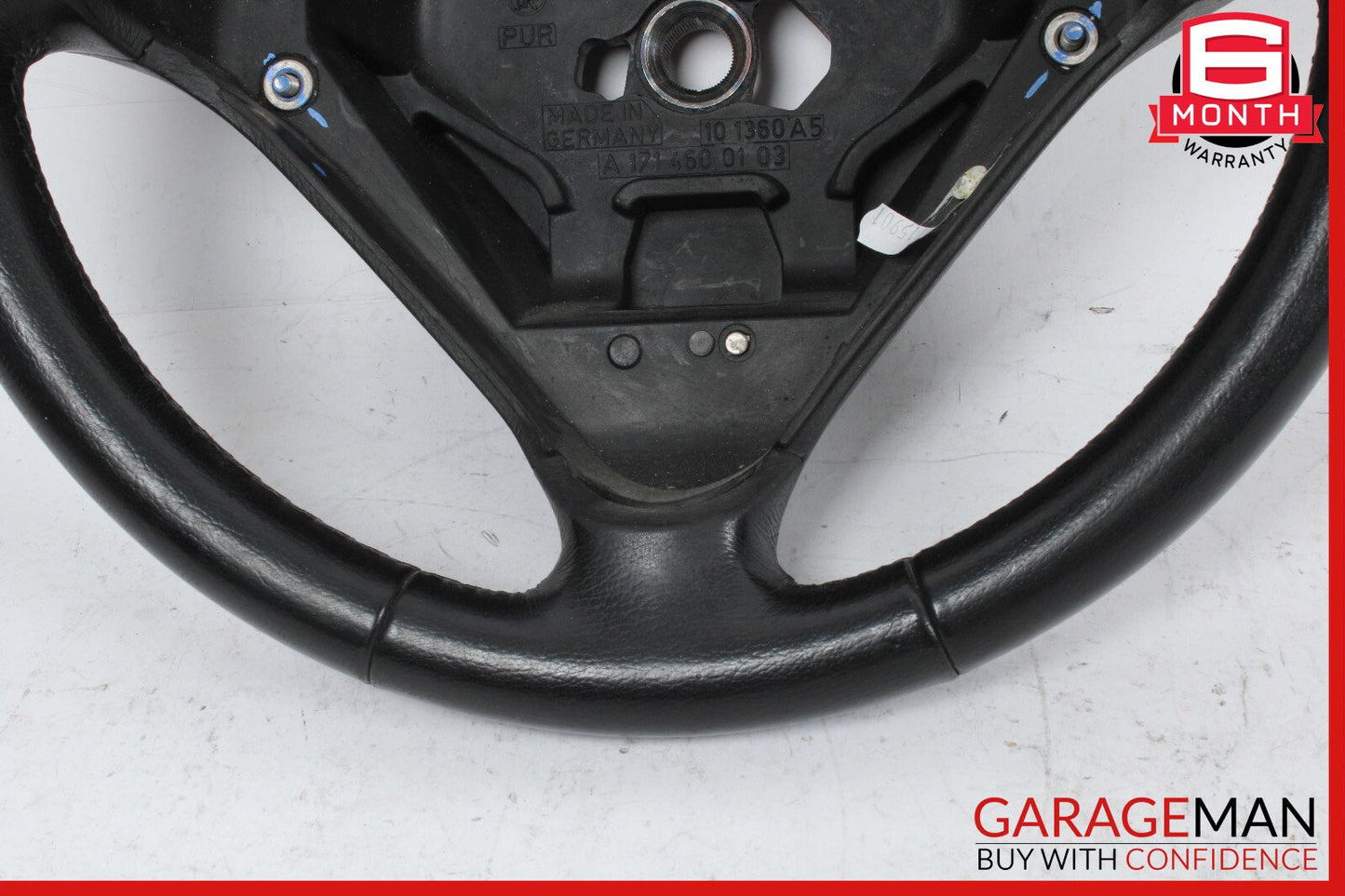 05-08 Mercedes R171 SLK280 C280 C350 Sport Steering Wheel Black 1714600103 OEM