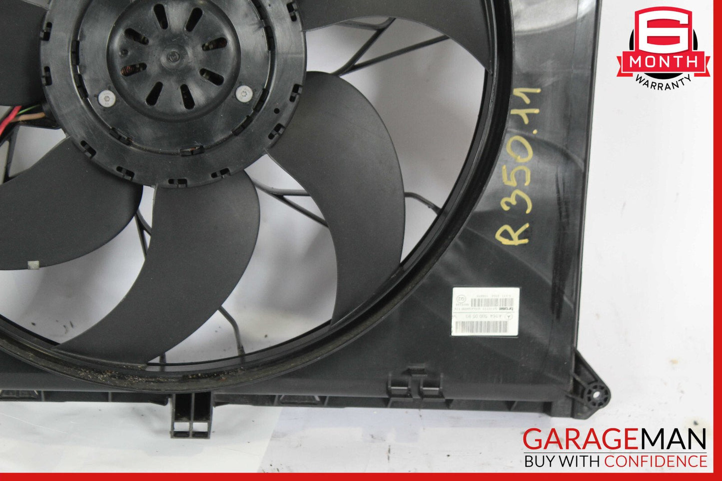 06-13 Mercedes W251 R500 ML350 Engine Cooling Fan Motor Assembly OEM