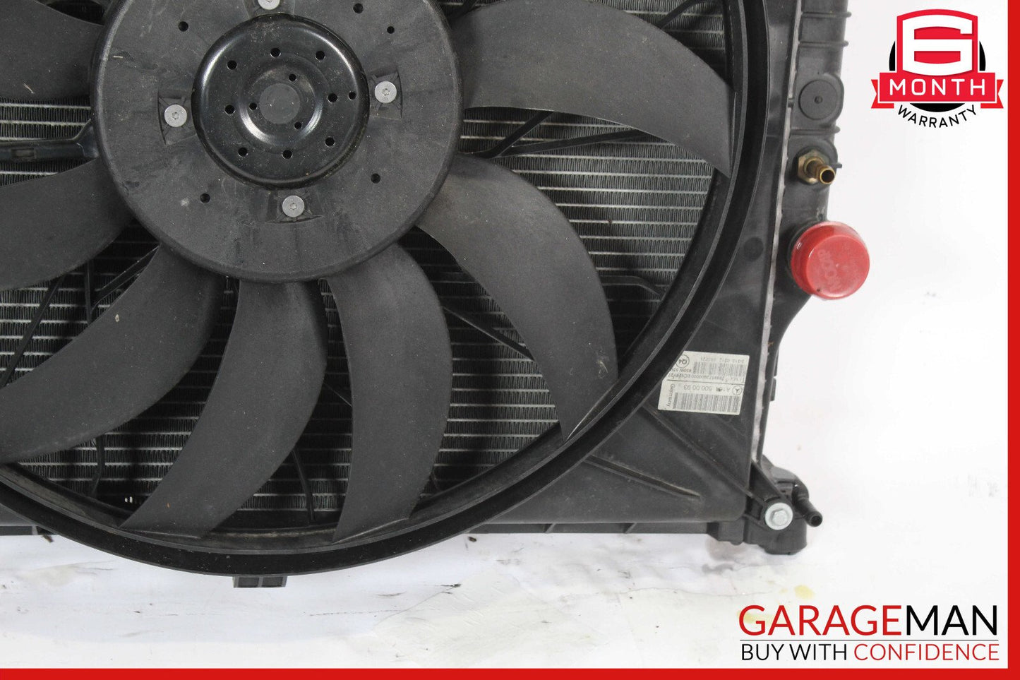 06-13 Mercedes X164 GL450 Engine Radiator AC A/C Condenser Fan Assy