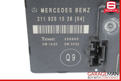 03-09 Mercedes W211 E320 E55 AMG Rear Left Driver Side Door Control Module Unit