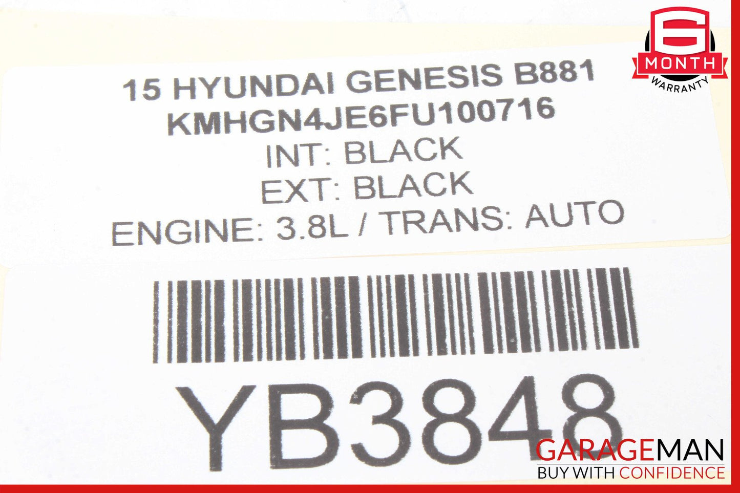 15-20 Hyundai Genesis Front Right Passenger Side Seat Relay Control Module OEM