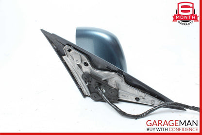 10-13 Mercedes W221 S550 Front Left Side Mirror Door Rear View Tanzanite Blue
