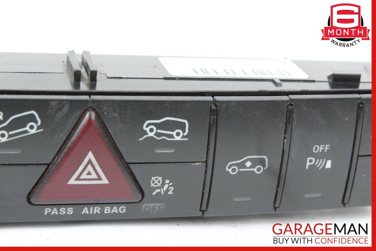 06-12 Mercedes GL450 GL550 ML550 Hazard Control Switch Panel Unit