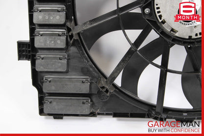 11-18 Porsche Cayenne 958 Engine Cooling Fan Motor Shroud Assembly OEM