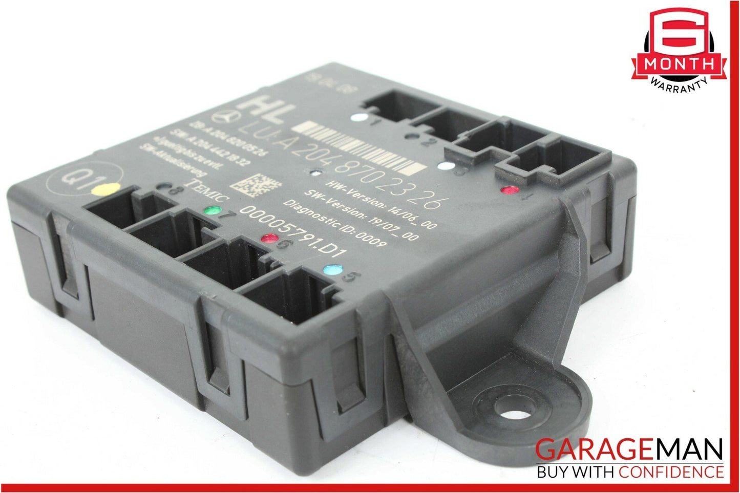 08-14 Mercedes W204 C300 C350 Rear Left Driver Side Door Control Module Unit OEM