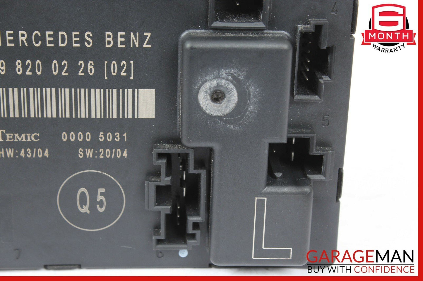 06-11 Mercedes W219 CLS550 CLS55 AMG Rear Left Driver Side Door Control Module