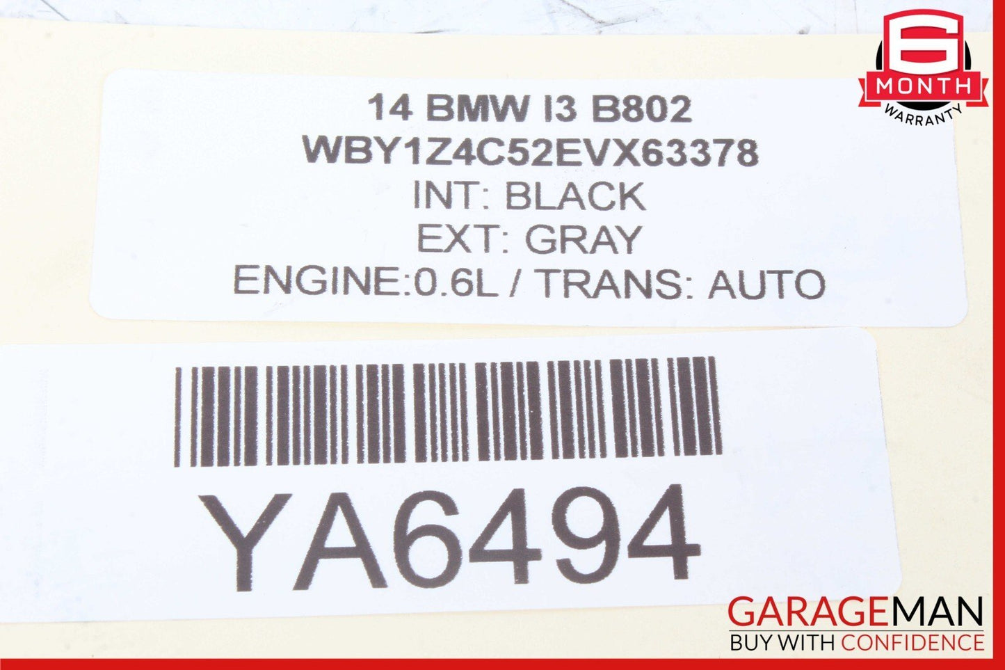 14-17 BMW i3 I01 Hybrid Engine Control Module ECU DME OEM