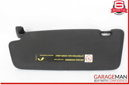 2014-2018 Audi A4 Front Right Passenger Side Sun Visor Sunvisor Black 8H0010501