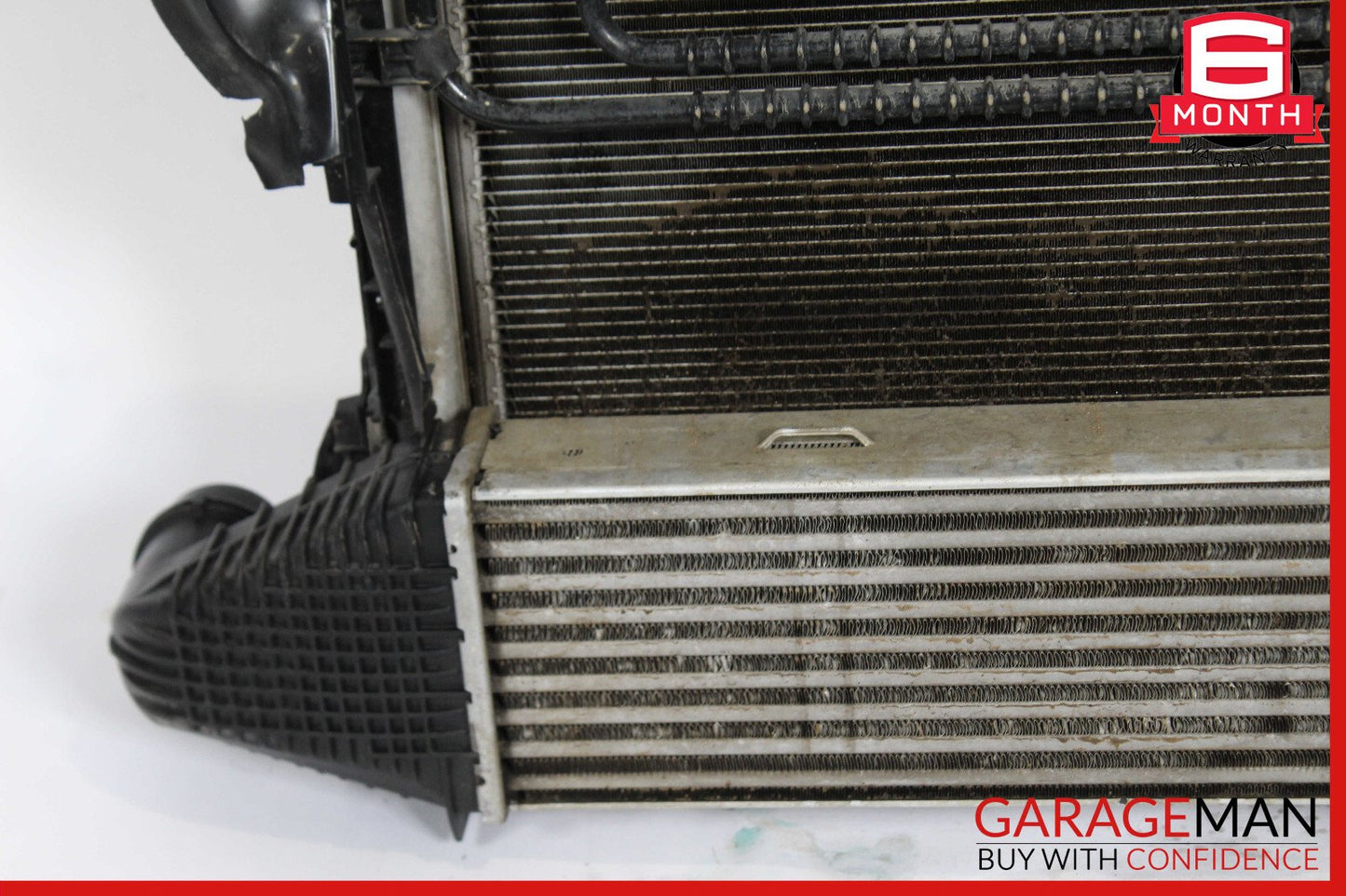 12-15 Mercedes W204 C250 Engine Motor Cooling Radiator A/C AC Condenser Assembly