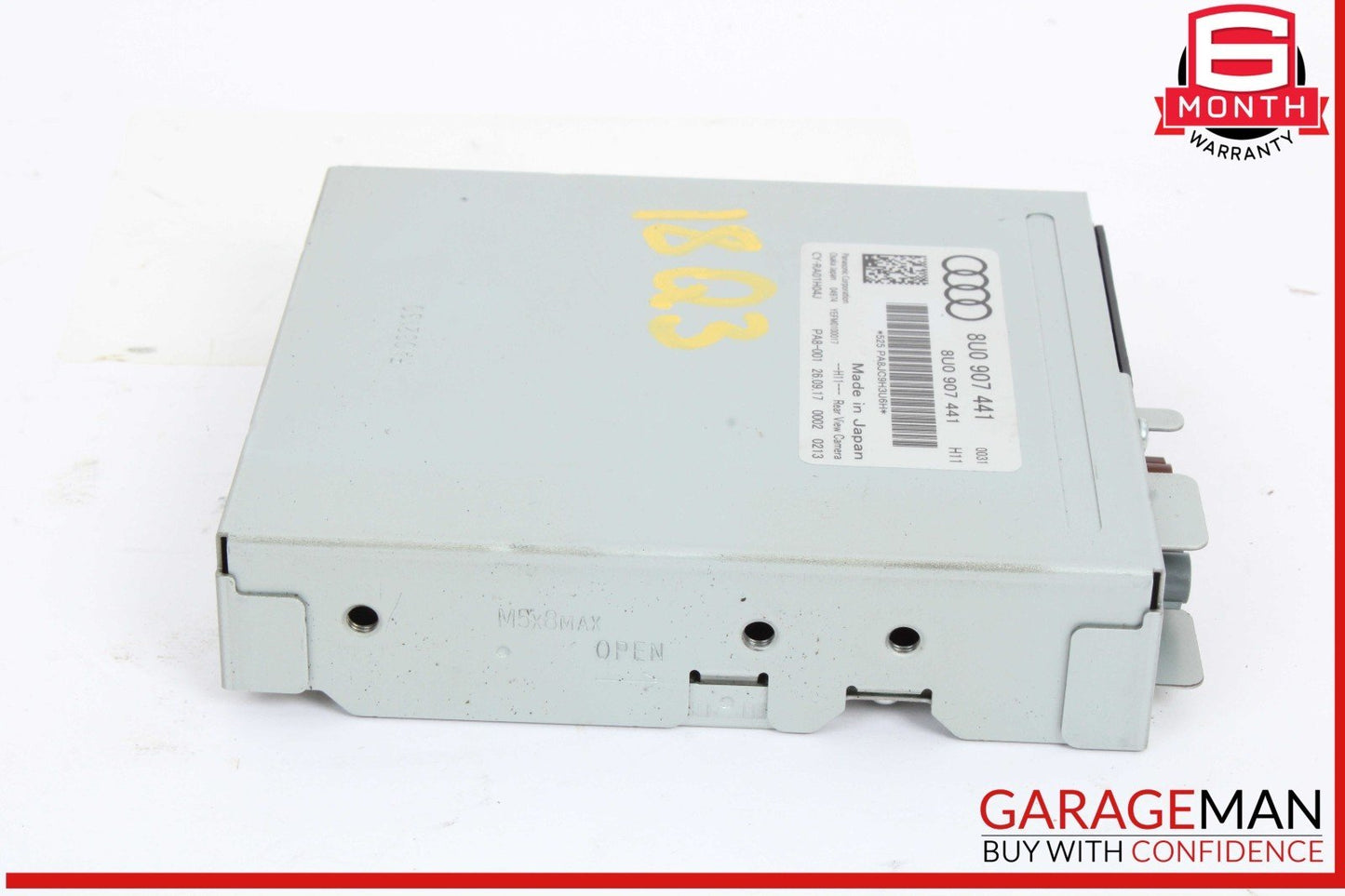 15-18 Audi Q3 Rear View Reverse Camera Control Module Unit 8U0907441 OEM