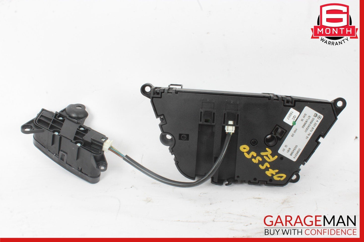 07-14 Mercedes W221 S550 CL600 Front Left Driver Seat Control Memory Switch Set