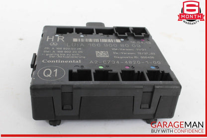 12-19 Mercedes X166 GL450 Rear Right Passenger Side Door Control Module Unit