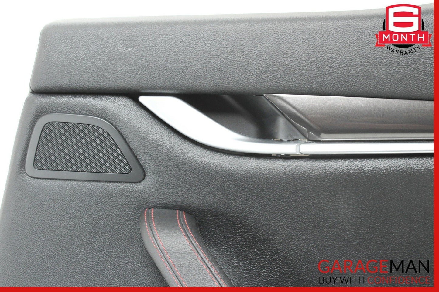 14-17 Maserati Ghibli Rear Right Side Complete Interior Door Panel Black OEM
