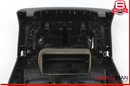09-17 Audi SQ5 Q5 Rear Center Console AC A/C Air Vent Panel Black 8K0864376 OEM