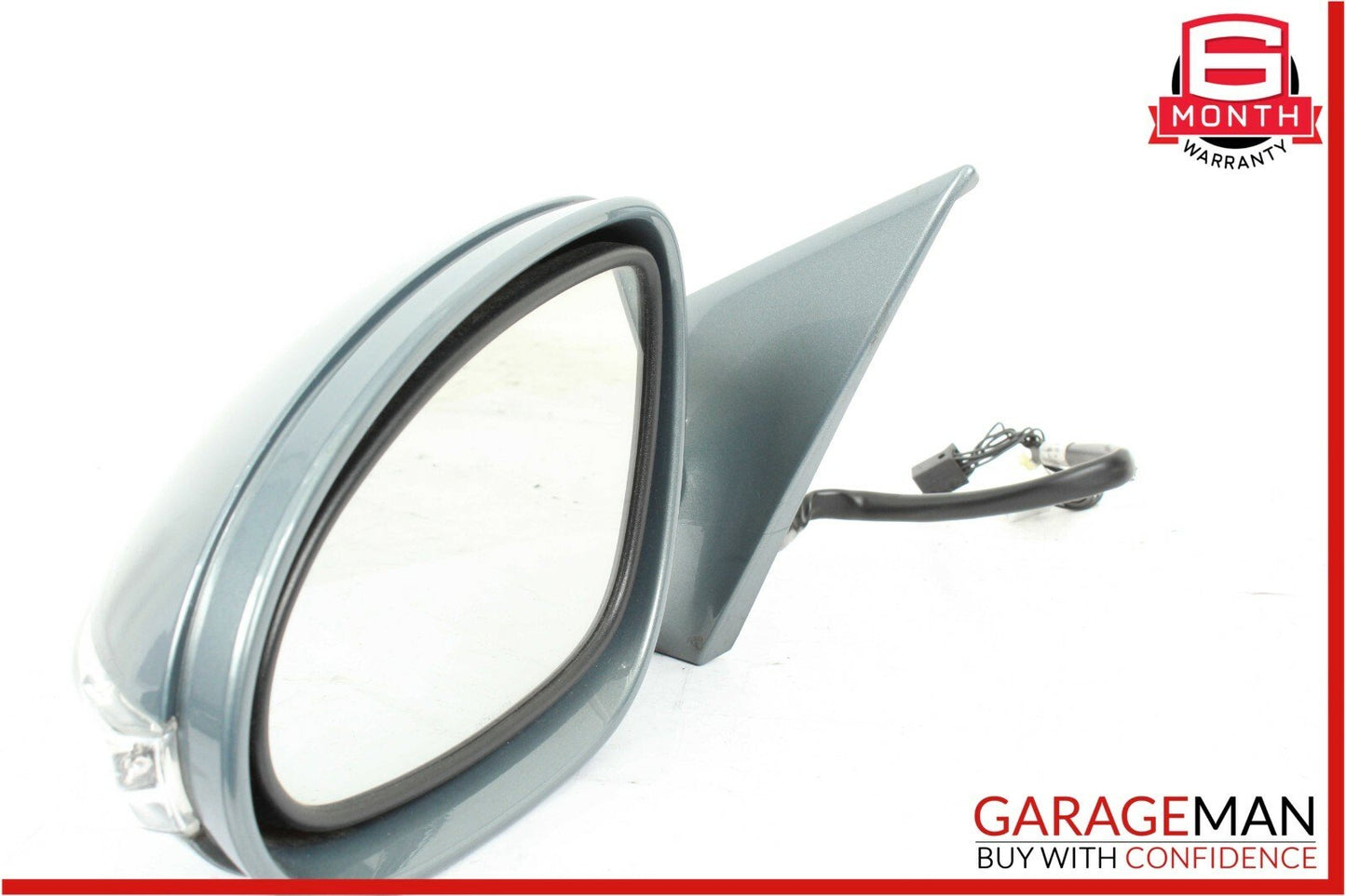 06-08 Mercedes W219 CLS550 Front Left Driver Side Mirror Door Rear View Gray