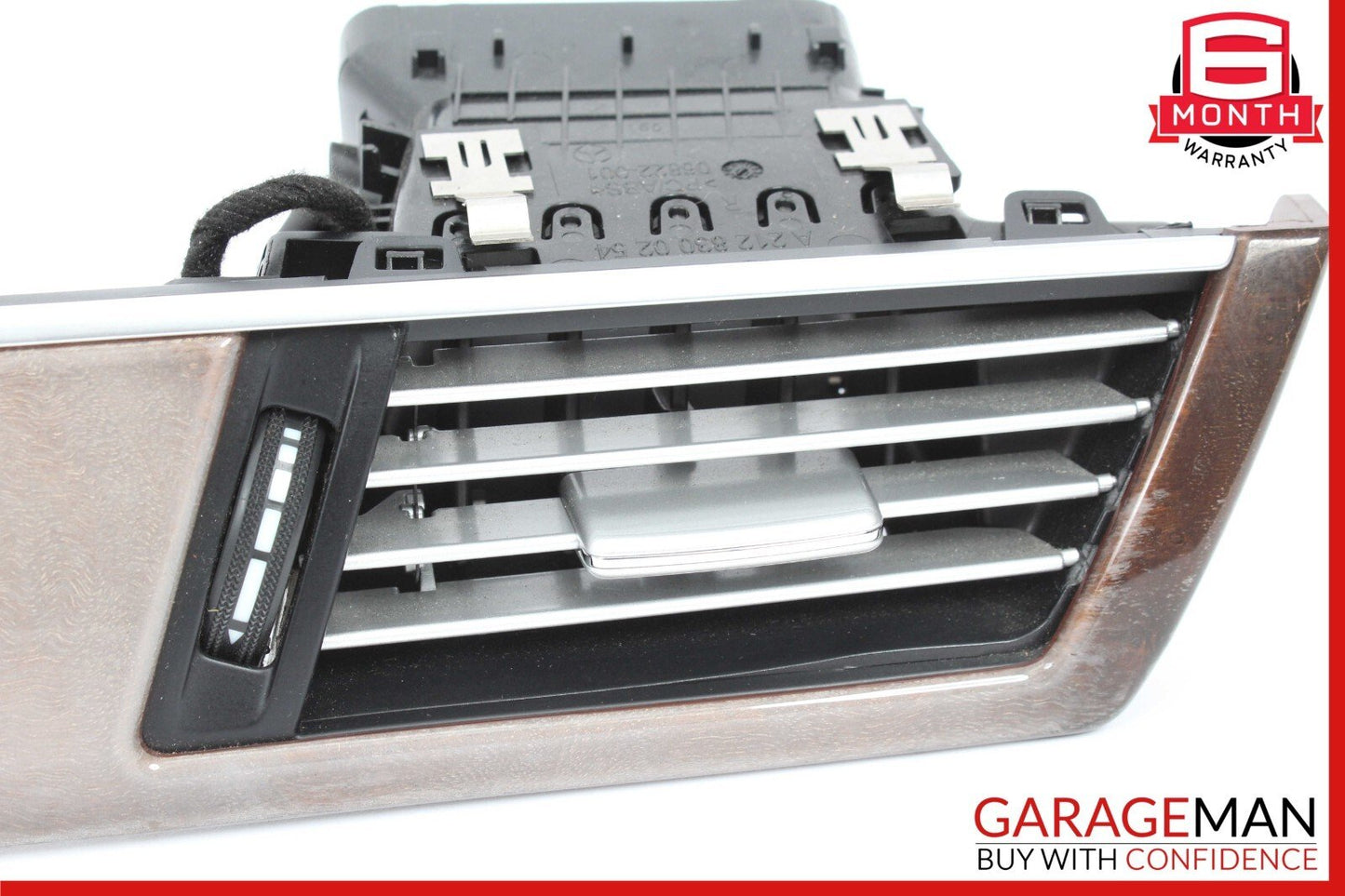 10-13 Mercedes W212 E350 Front Center Dash AC A/C Air Vent Grille Trim Assembly