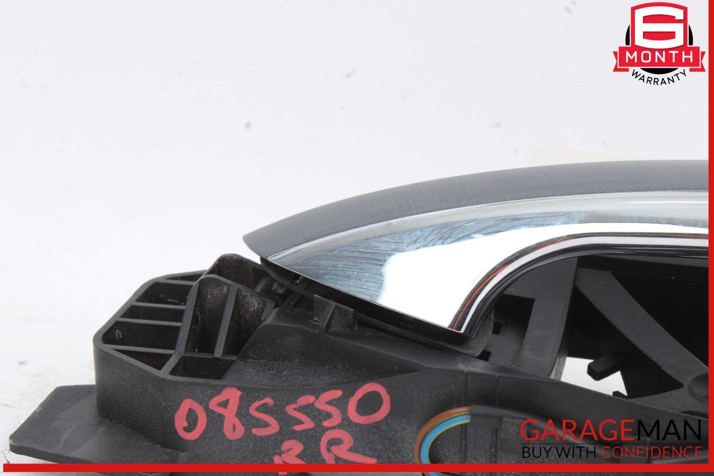 07-13 Mercedes W221 S550 Rear Right Passenger Side Exterior Door Handle Gray OEM