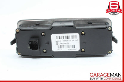 02-05 Mercedes W163 ML350 ML500 Rear AC Heater Climate Control 1638200926 OEM