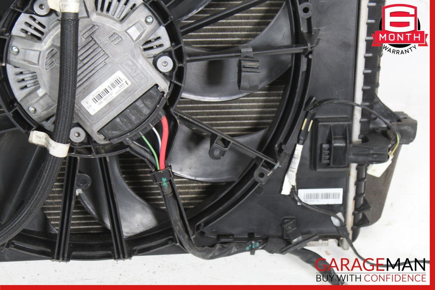 10-19 Jaguar XF X150 XKR XJ Engine Motor Cooling Radiator Fan Assembly OEM