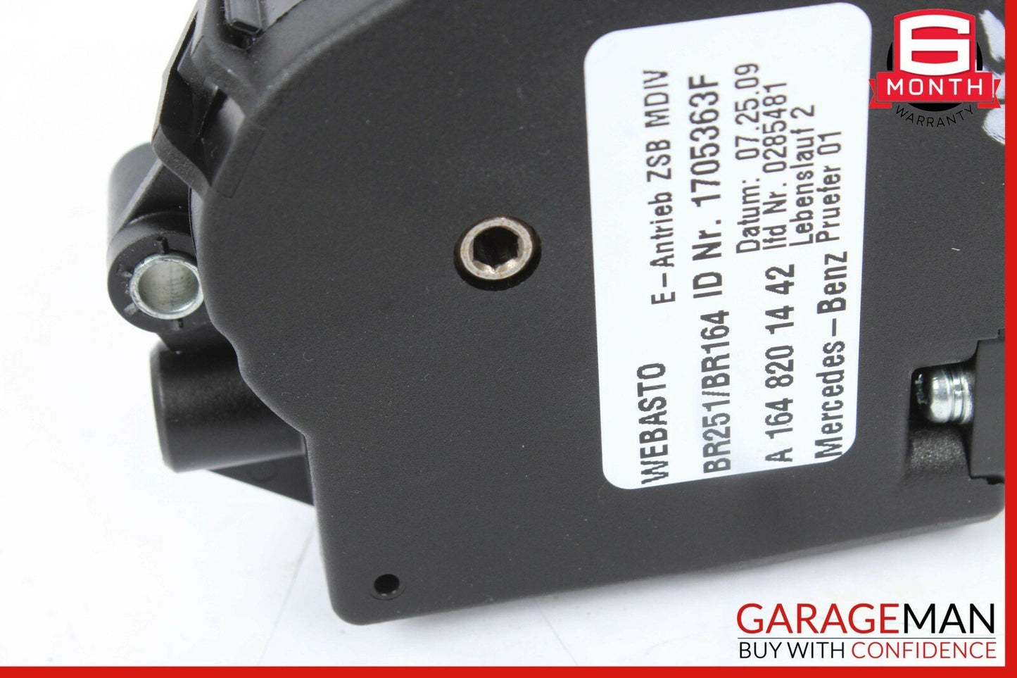 06-13 Mercedes W251 R350 ML350 GL450 Panoramic Sunroof Sun Roof Motor Unit