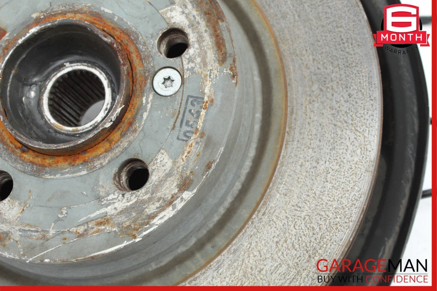 08-15 Mercedes W212 E350 Rear Left Side Spindle Knuckle Hub Bearing Brake Rotor