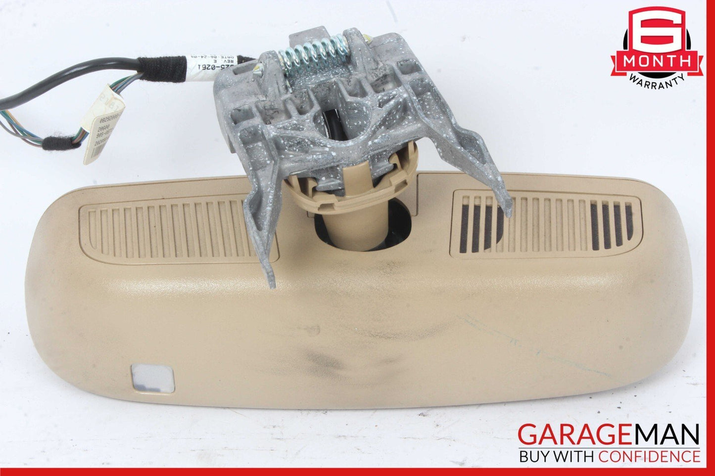 07-09 Mercedes W221 S550 S63 AMG S450 Interior Rear View Mirror Cover Assy Brown