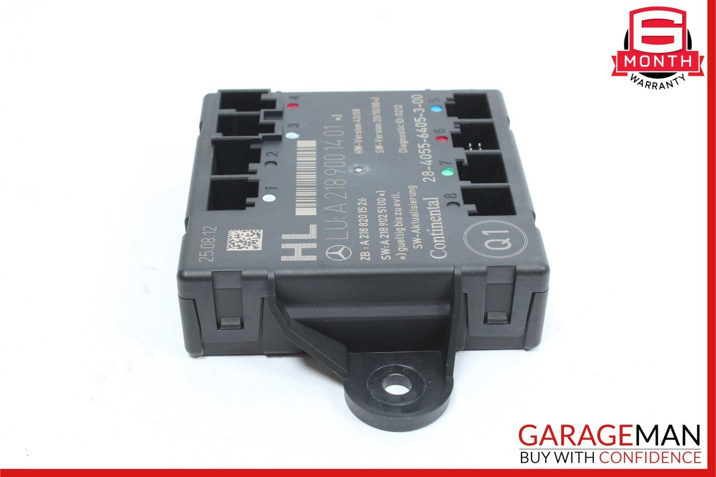 08-18 Mercedes W204 C250 Rear Left Side Door Control Module 2188201526 OEM