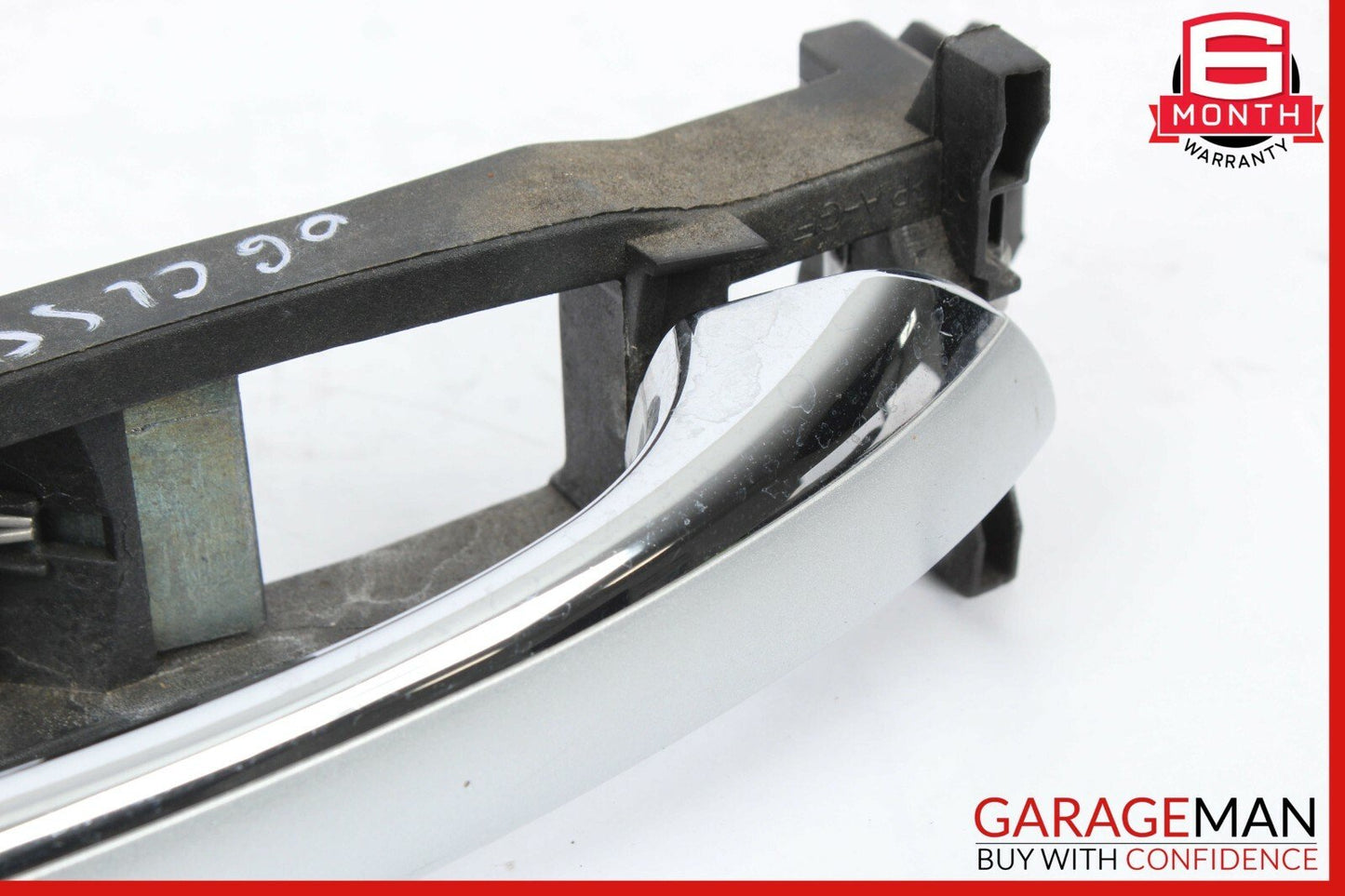 06-11 Mercedes W219 CLS500 Rear Right Side Exterior Door Handle Iridium Silver