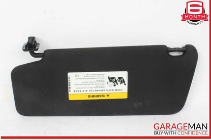 08-14 Mercedes W204 C250 C300 C350 Front Right Side Sunvisor Sun Visor Black OEM