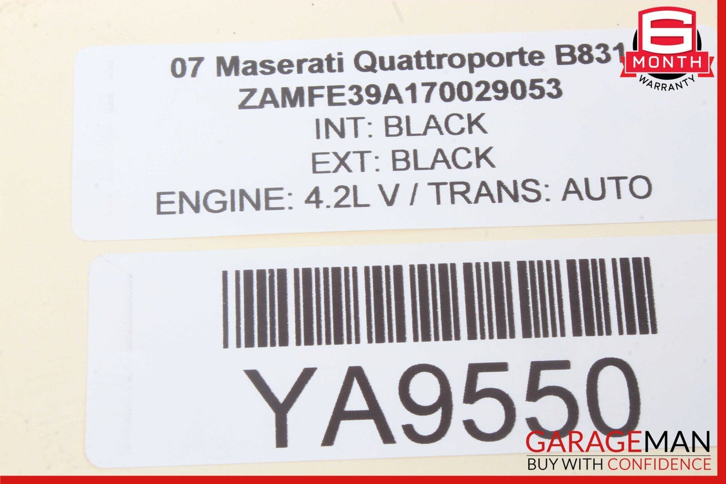 03-13 Maserati Quattroporte M139 Rear Right Side Door Lock Latch Actuator OEM