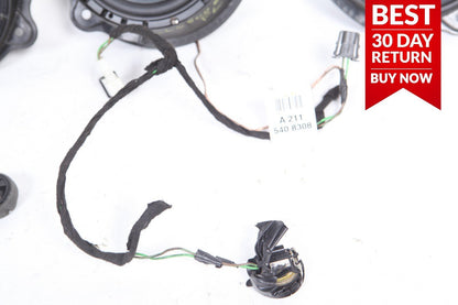 06-11 MERCEDES W219 CLS500 DOOR SPEAKER SOUND SET 2115408308 A71 OEM