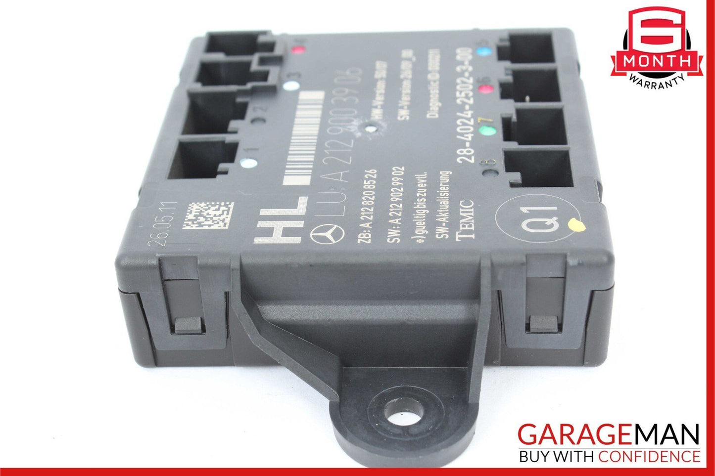 08-18 Mercedes C250 E350 C300 CLS400 Rear Left Side Door Control Module Unit