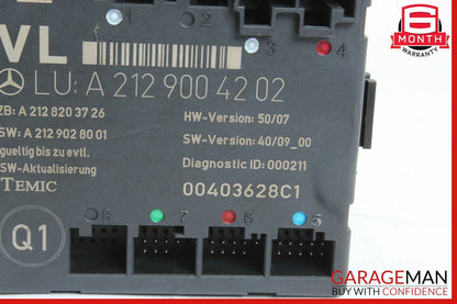 08-14 Mercedes W207 E350 Front Left Driver Side Door Control Module OEM