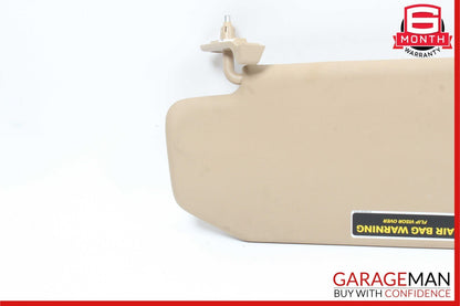 09-13 Mercedes W251 R320 R500 Front Right Side Sun Visor Sun Shade Brown OEM