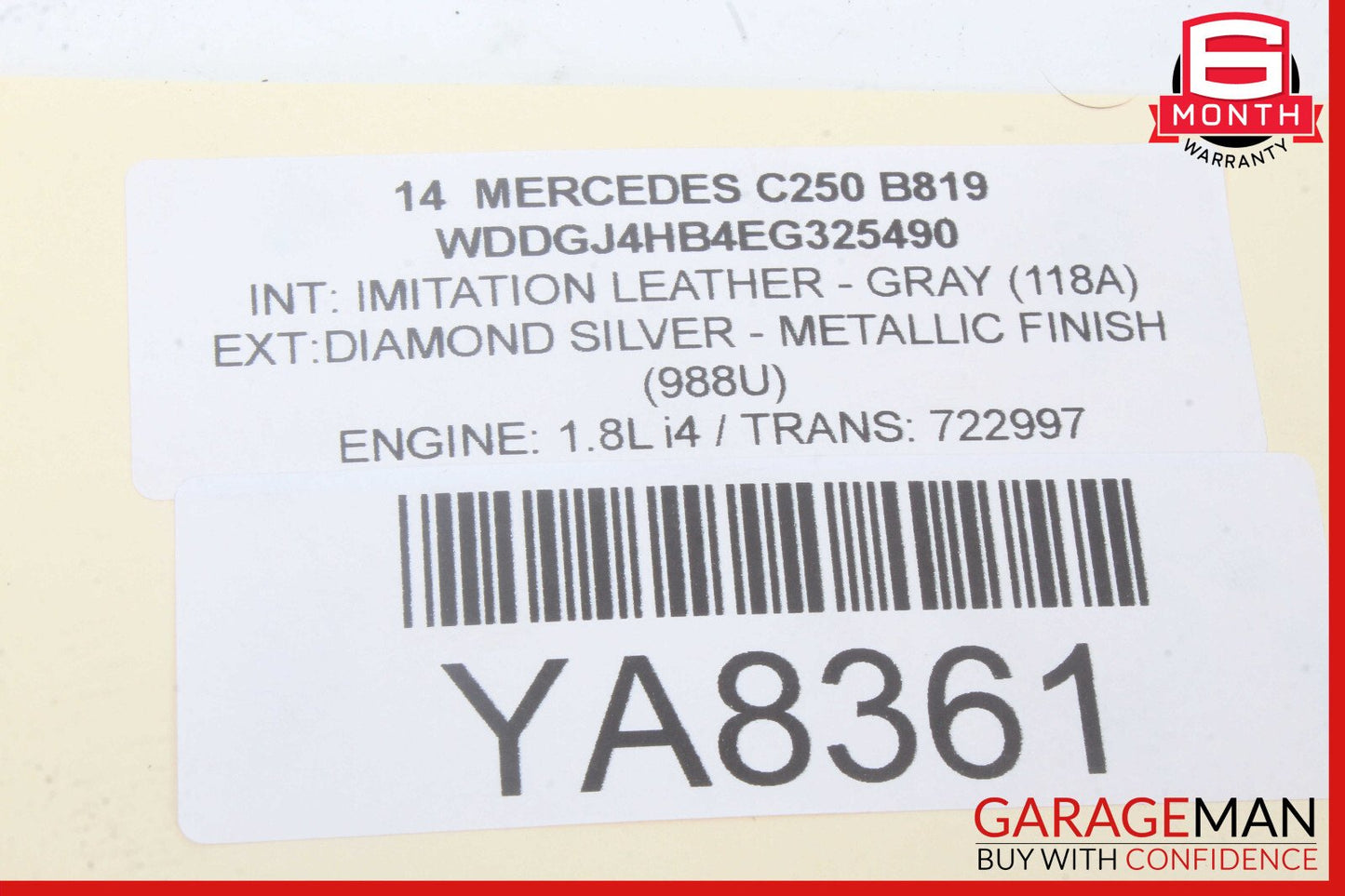 10-20 Mercedes W204 C250 SLK250 Communication Control Module OEM