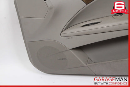 07-09 Mercedes W211 E350 Front Right Side Complete Interior Door Panel Grey