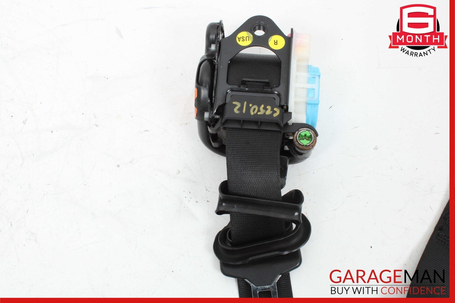 12-14 Mercedes W204 C250 C63 AMG Coupe Front Right Seat Belt Retractor Black OEM