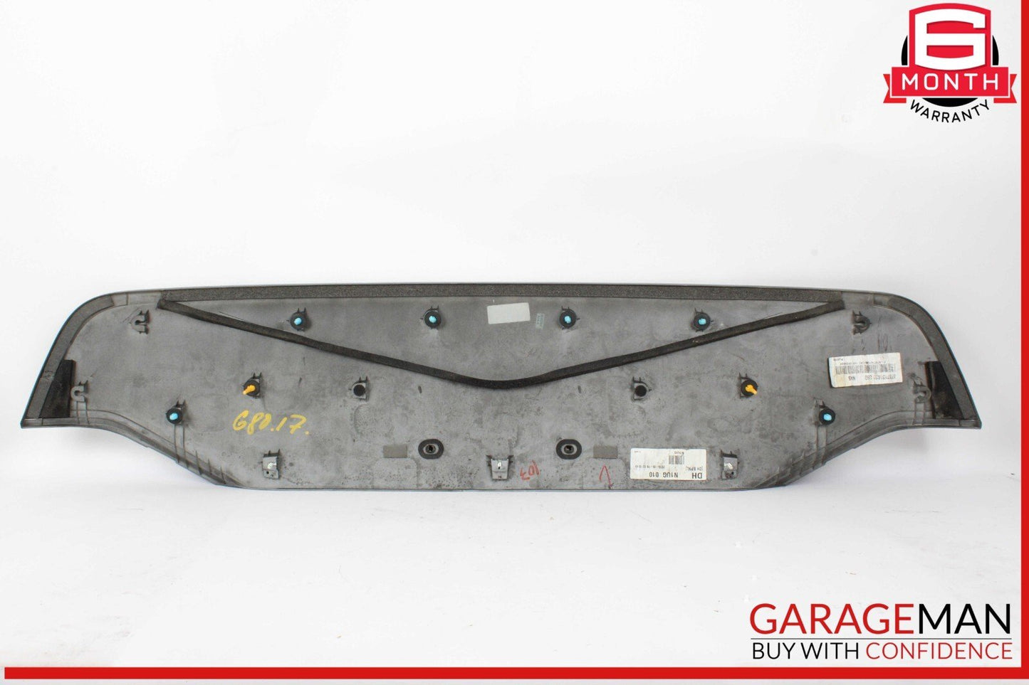 15-19 Hyundai Genesis G80 Rear Trunk Deck Lid Panel License Molding Trim OEM
