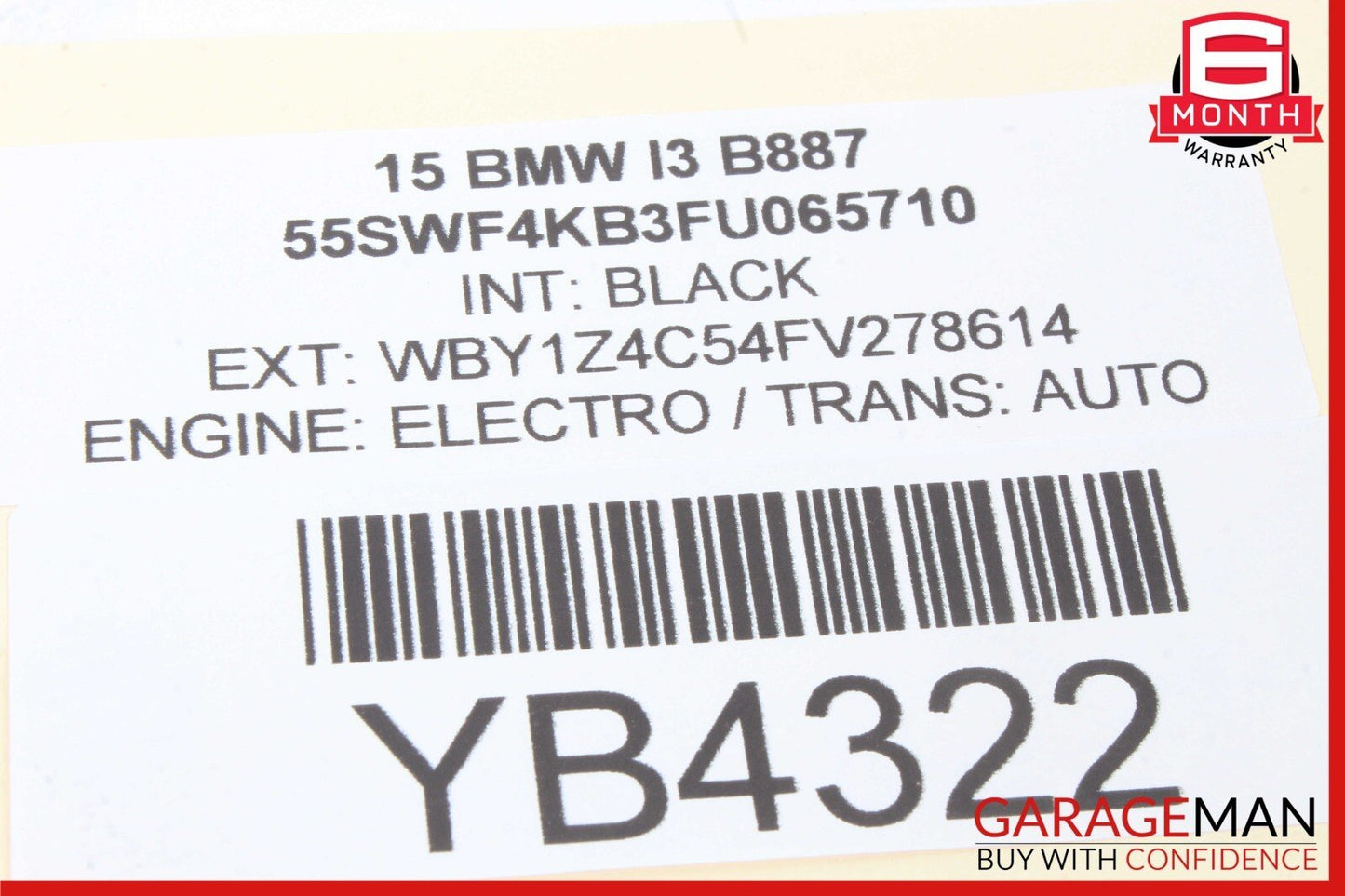 14-21 BMW i3 I01 Hybrid Engine Compressor Wiring Harness Cable OEM