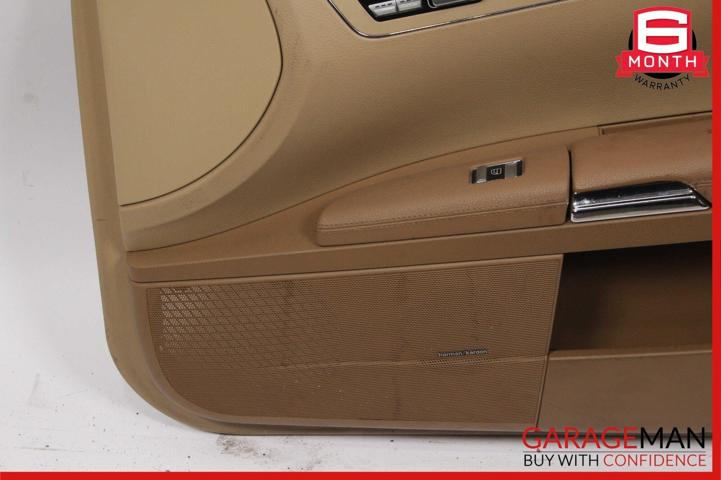 07-09 Mercedes W221 S550 Front Right Side Interior Door Panel Cover Assy Brown