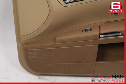 07-09 Mercedes W221 S550 Front Right Side Interior Door Panel Cover Assy Brown