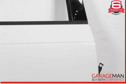 17-19 Audi A4 Sedan Door Shell Rear Right Passenger Side White OEM