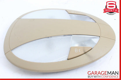 07-09 Mercedes W211 E350 E500 E63 AMG Rear Overhead Dome Light Reading Map Brown