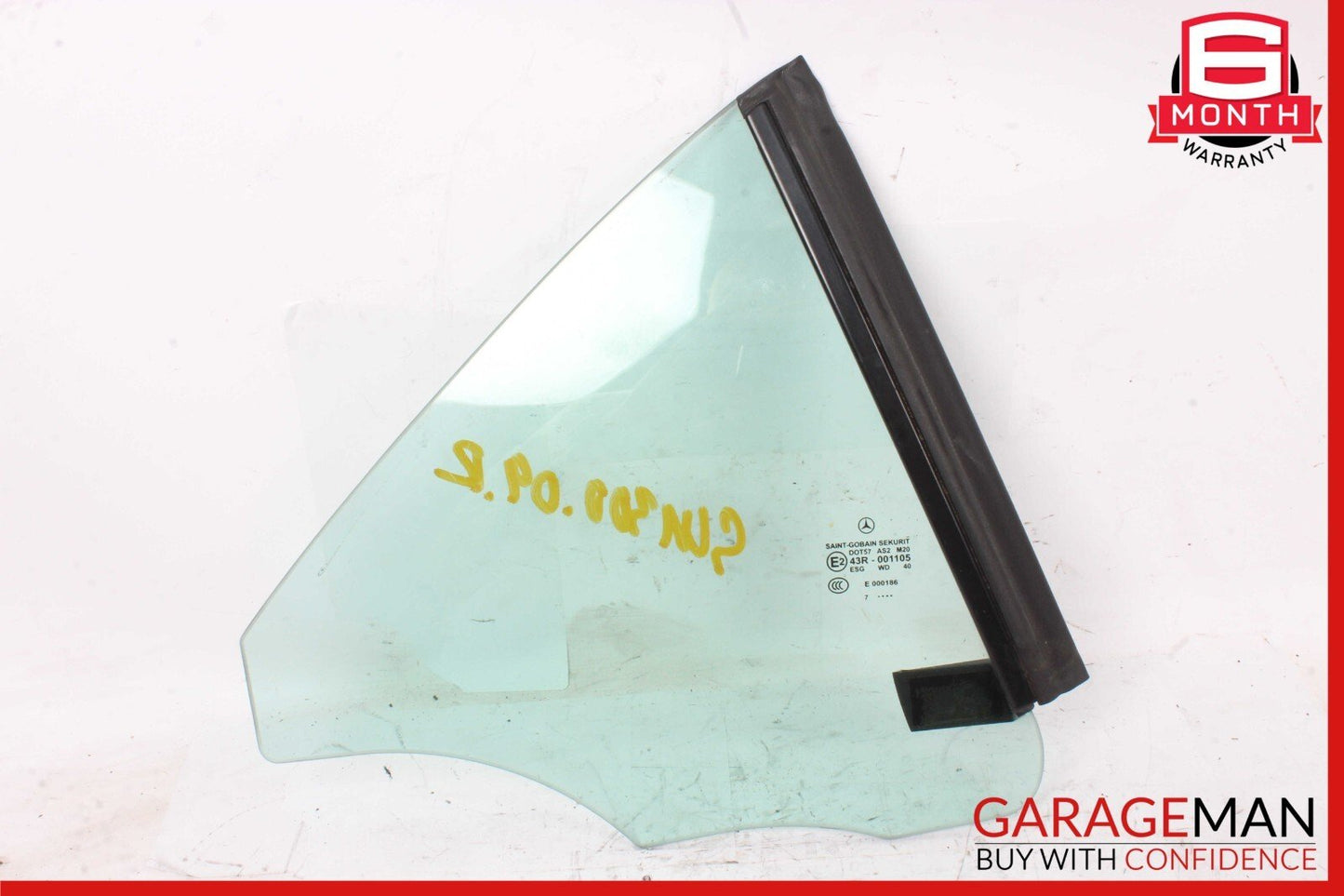 05-11 Mercedes R171 SLK350 SLK280 Rear Right Side Quarter Door Window Auto Glass