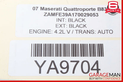 04-19 Maserati Quattroporte M139 EVAP Fuel Evaporator Box Charcoal Canister OEM