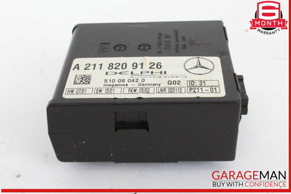 00-12 Mercedes R230 SL500 C230 S430 E320 Anti Theft Alarm Module 2118209126 OEM